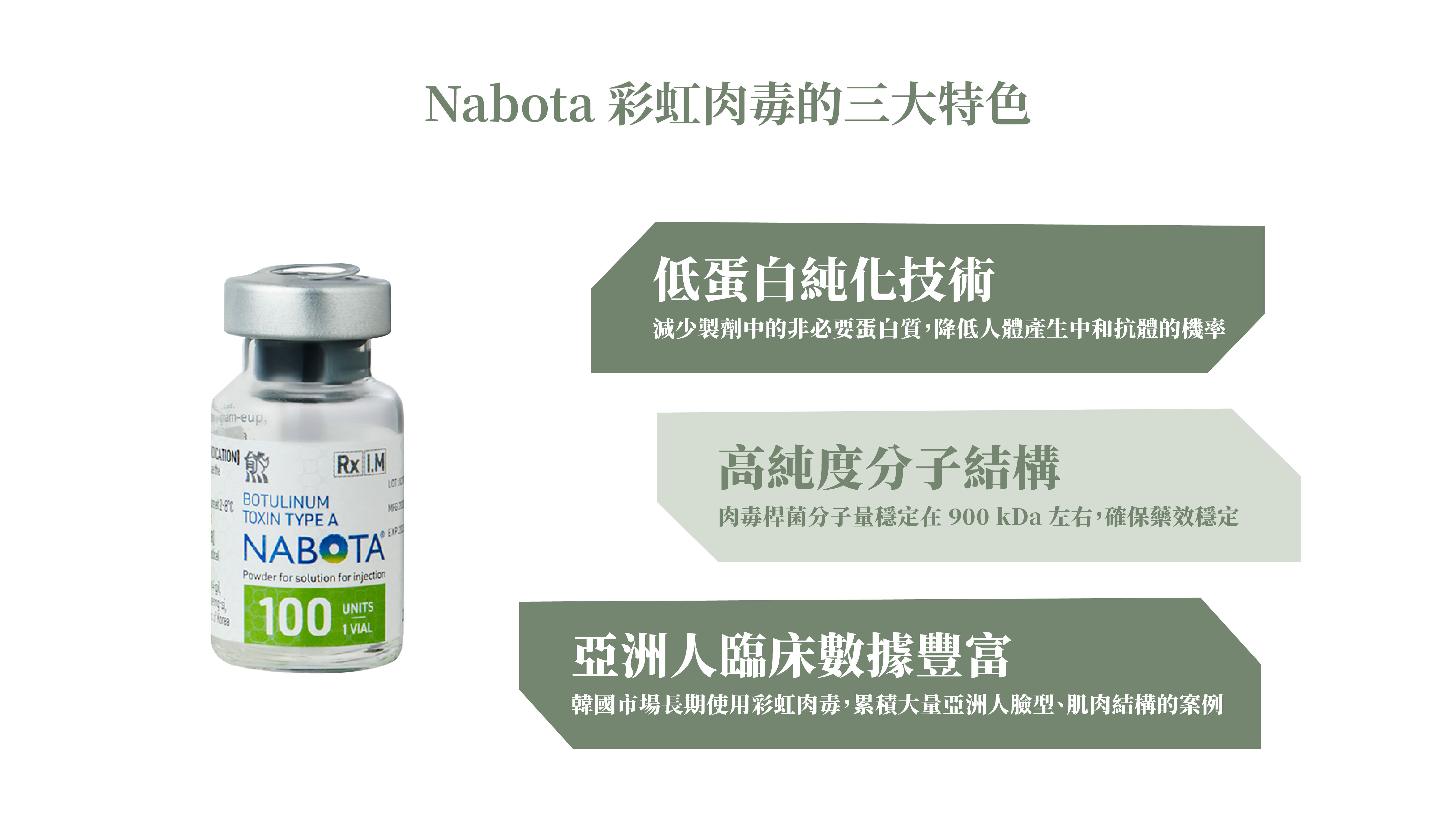 彩虹肉毒的三大特色＿辰美學